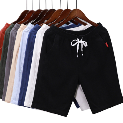 短裤男夏季运动5五分裤7七分休闲中裤子男士宽松沙滩裤工装裤潮牌