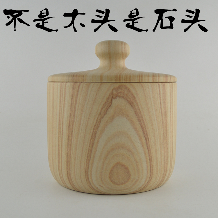 茶叶罐 木纹石茶叶罐 石头茶叶罐 茶饼罐 纯天然石头茶叶罐 木纹|ruв категории посуда, чайный сервиз, чайница - от Buy2taobao.com для оказания профессиональной услуги покупки агента Taobao