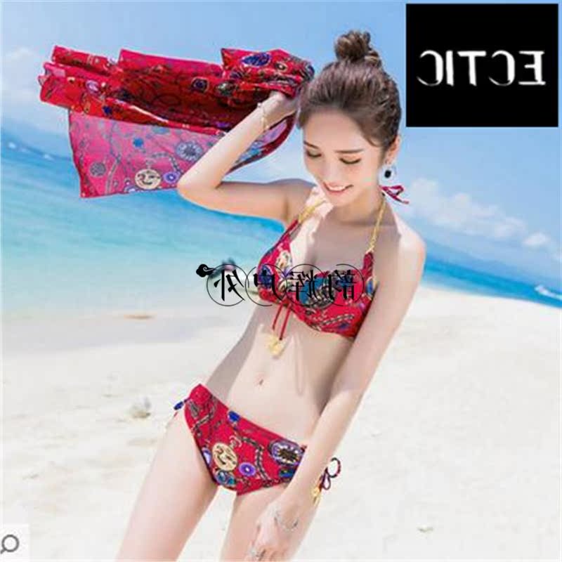 新款夏季游泳衣女三件套分体小胸聚拢泳装显瘦显白气质度假|msdalam kategori sukan/Yoga/kecergasan/bekalan peminat, berenang, sekeping baju renang - dari Buy2taobao.com untuk memberikan perkhidmatan ejen Taobao profesional membeli