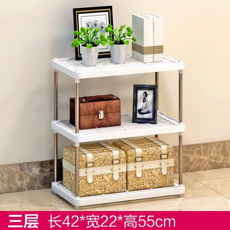 double-deck Shelf kitchen Supplies Small Two Cheap Goods Place rack bookshelf simple and easy to ground Storage Shelfin the Business/Office Furniture , Office Furniture , Desk , Conference table category - from Buy2taobao.com to provide professional Taobao agent buy service