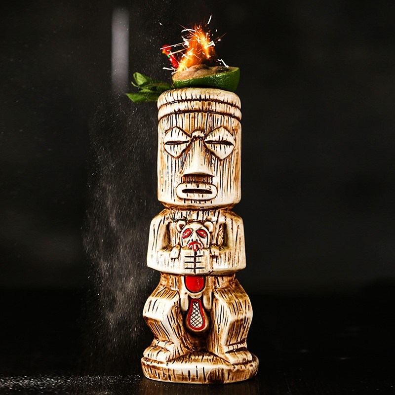酒吧tiki杯夏威夷鸡尾酒杯个性酒杯提基杯创意陶瓷杯Tiki Mug杯子|ruв категории посуда, до дна/бокал/вино, бокал - от Buy2taobao.com для оказания профессиональной услуги покупки агента Taobao