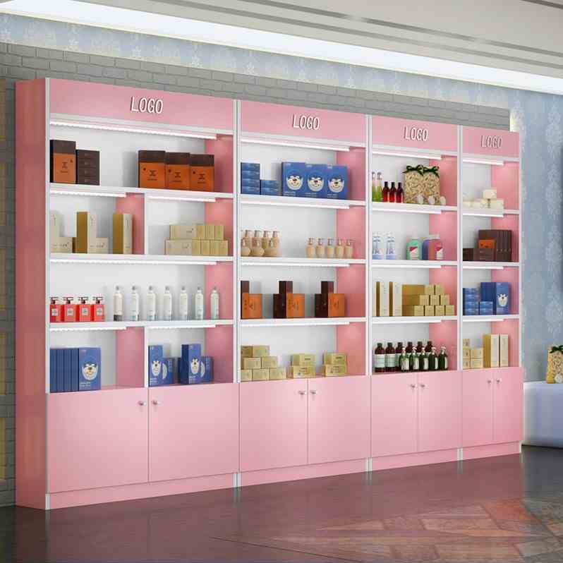化妆品展示柜展柜产品展示架美容护肤品超市样品柜展架货架陈列架在类目 商业/办公家具, 货架/展柜, 精品展柜/陈列柜中 - 来自Buy2taobao.com提供专业的淘宝代购服务