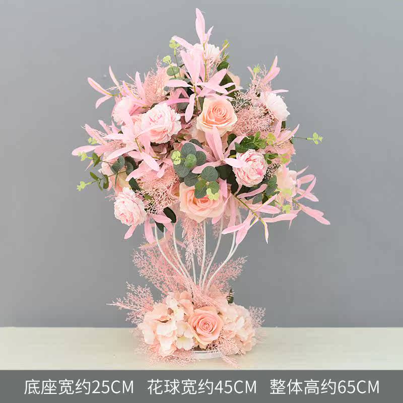 婚庆仿真绢花主桌花路引橱窗装饰道具花球插花婚礼餐桌签到台摆件|ruв категории фестиваль товаров/подарок, Свадьба декорации/реквизит, Свадьба шелковые цветы - от Buy2taobao.com для оказания профессиональной услуги покупки агента Taobao