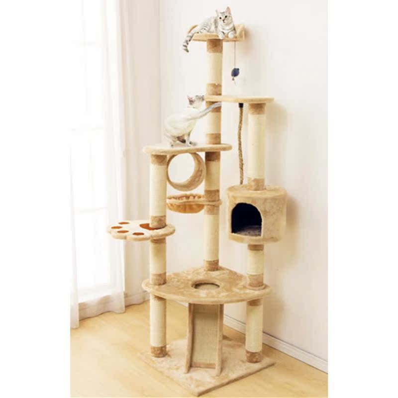出口日本!剑麻猫爬架猫窝猫树猫跳台豪华大型猫攀爬猫架抓柱包邮|msdalam kategori haiwan peliharaan/makanan haiwan dan bekalan, Cat/Mainan anjing, rangka mendaki Cat - dari Buy2taobao.com untuk memberikan perkhidmatan ejen Taobao profesional membeli