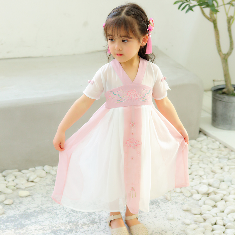 Red supergiant princess Western style Tang costume summer Dress 12 Kid 3 Hanfu 4 girl Ancient costume 5 Chinese stylein the Children/Baby/Family fitted , Children's Robes/Costume/National costume , Costume category - from Buy2taobao.com to provide professional Taobao agent buy service
