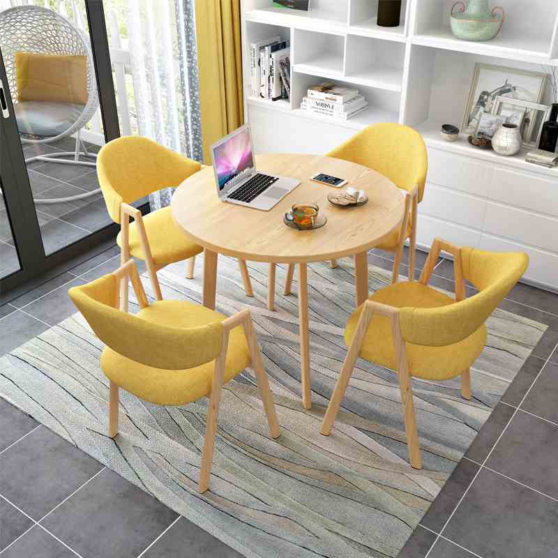 Front Meeting Negotiate Tables and chairs combination The reception Office leisure time Café Tea shop Small apartment circular tablein the Business/Office Furniture , Office Furniture , Desk , Conference table category - from Buy2taobao.com to provide professional Taobao agent buy service