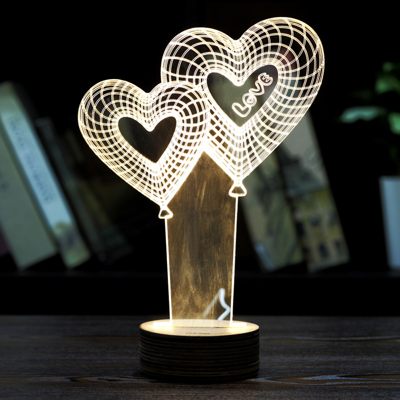 originality new pattern nurse personality decorate birthday gift Valentine's Day three-dimensional 3D Nightlight LED Table lampin the Home accessories , Mural category - from Buy2taobao.com to provide professional Taobao agent buy service