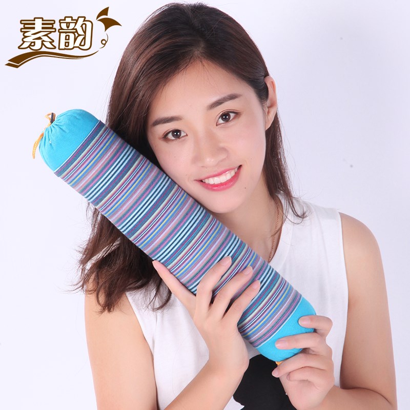 素韵老粗布荞麦壳睡眠圆形护颈枕圆柱枕头糖果成人助小型颈椎枕在类目 床上用品, 枕头/枕芯/保健枕/颈椎枕中 - 来自Buy2taobao.com提供专业的淘宝代购服务