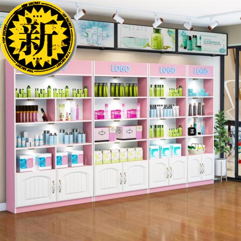 化妆品展示柜美容院摆设柜简约现代置物架宽储蓄柜小专用白色房间|ruв категории коммерческий/офисная мебель, полки/витрина, бутик - витрина/витрина - от Buy2taobao.com для оказания профессиональной услуги покупки агента Taobao