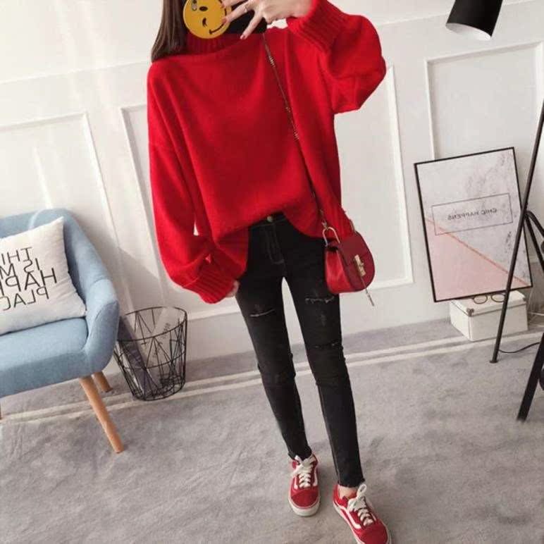 lady sweater High collar Plush student green Autumn Autumn Short sleeved coat Korean Edition leisure time Sweaterin the Women's clothing/Boutique , Sweaters category - from Buy2taobao.com to provide professional Taobao agent buy service