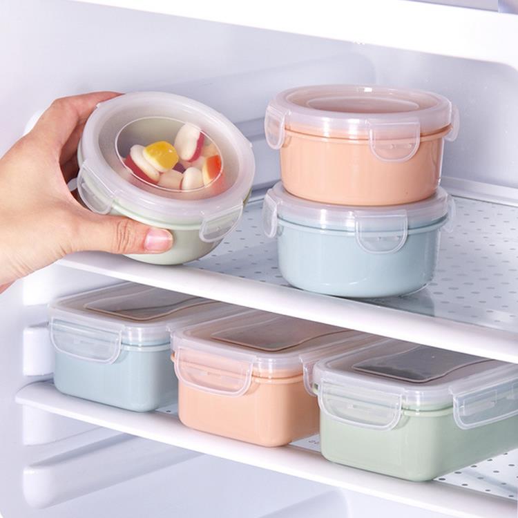 家用圆形迷你塑料冰箱保鲜盒 厨房食品收纳盒密封盒长方形小饭盒|ruв категории посуда, сохранение контейнер/сохранение продовольственный, сохранение коробка - от Buy2taobao.com для оказания профессиональной услуги покупки агента Taobao