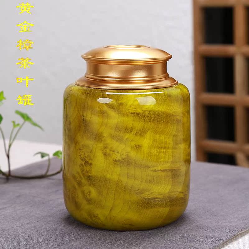 Gold camphor Tea pot Gift box wooden Canister Large Tea pot Catty Tea box Storage tanks currencyin the Tableware , Tea set , Tea caddy category - from Buy2taobao.com to provide professional Taobao agent buy service