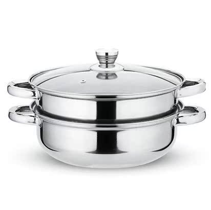 thickening Stainless steel Steamer 2 double-deck Two steamer household Gas Electromagnetic furnace currency Cookware Soup potin the Kitchen/Cooking utensils , Cooking utensils , Cookware/Pot/Kettle , Steamer category - from Buy2taobao.com to provide professional Taobao agent buy service