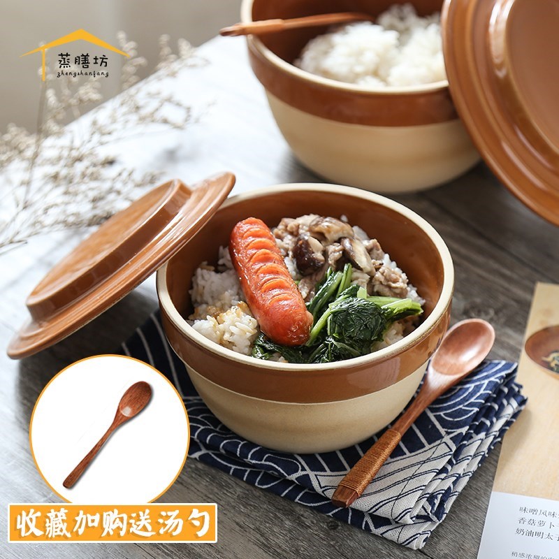 土陶碗带盖土炖钵 老式汤碗土钵碗陶瓷耐高温传统砂锅碗土饭钵子|ruв категории посуда, посуда, чаша - от Buy2taobao.com для оказания профессиональной услуги покупки агента Taobao