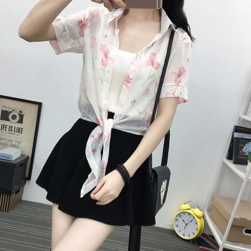 雪纺小披肩外搭开衫短款夏季女装防晒衣空调衫百搭小坎肩外套薄在类目 孕妇装/孕产妇用品/营养, 孕妇装, 衬衫/雪纺衫中 - 来自Buy2taobao.com提供专业的淘宝代购服务
