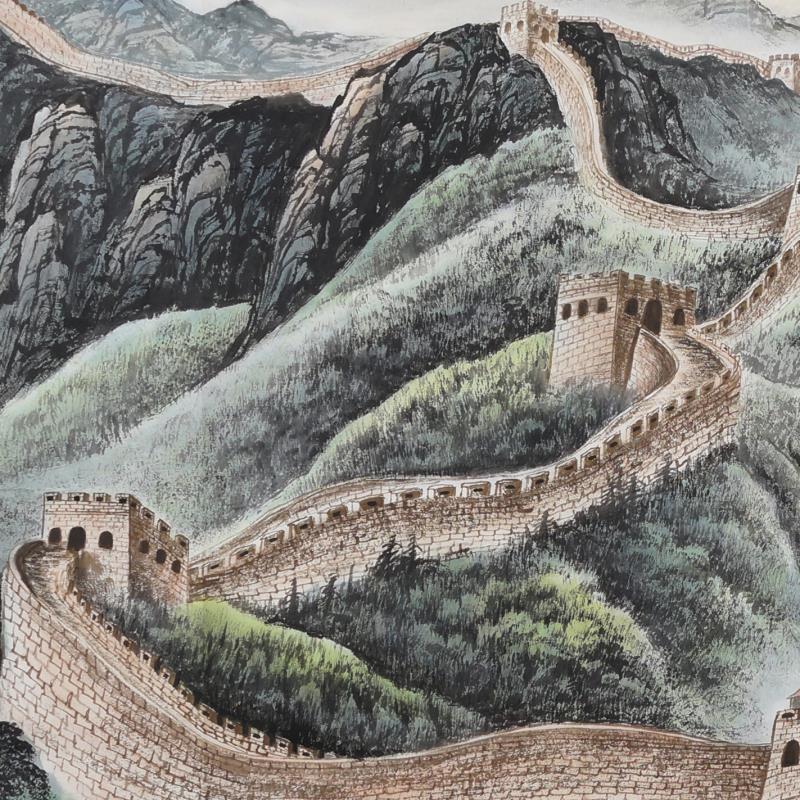 国画手绘万里长城画靠山图办公室山水画大气会议室江山永固0005|msdalam kategori Aksesori rumah, lukisan hiasan, lukisan tradisional Cina - dari Buy2taobao.com untuk memberikan perkhidmatan ejen Taobao profesional membeli