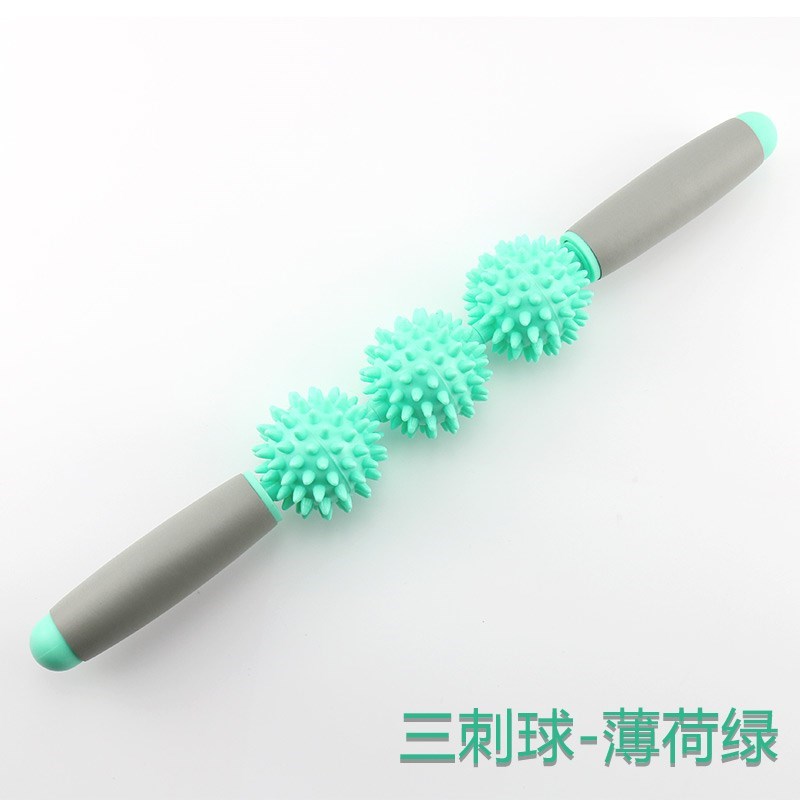 瘦腿神器刺猬球按摩棒瑜伽肌肉放松棒筋膜棒滚轮滚轴健身棒滚腿棒在类目 家居饰品, 壁饰中 - 来自Buy2taobao.com提供专业的淘宝代购服务