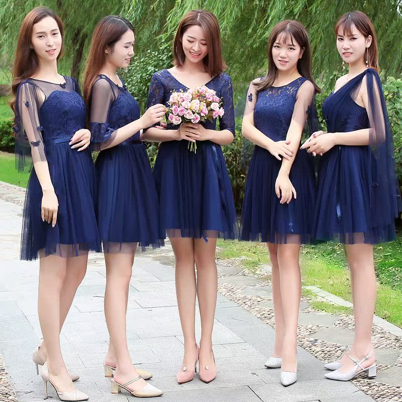 Niang Niang Costume 2018 new pattern Korean Edition have cash less than that is registered in the accounts Show thin Sister skirt banquet Party graduation Bridesmaid Dressesin the Women's clothing/Boutique , Wedding/Cheongsam/Formal dress , Formal dress/Evening category - from Buy2taobao.com to provide professional Taobao agent buy service
