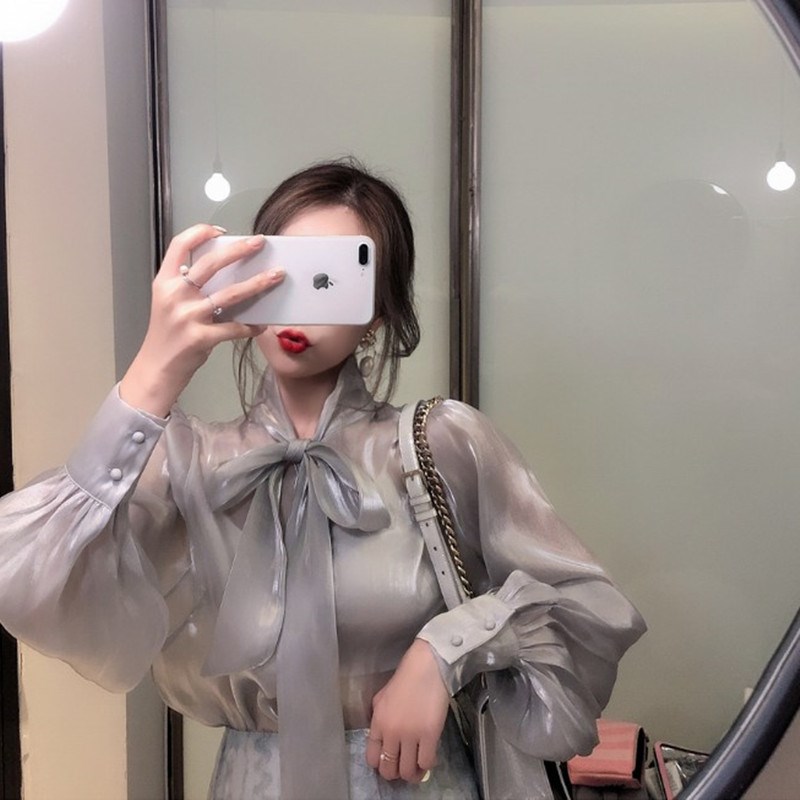 y 19夏季灯笼袖纺衫女洋气超仙缎面结衬衫衣 送内搭|ruв категории плесень играть/Аниме/вокруг/cos/настольные игры, Косплей одежды/реквизит/услуги, Косплей женской одежды - от Buy2taobao.com для оказания профессиональной услуги покупки агента Taobao