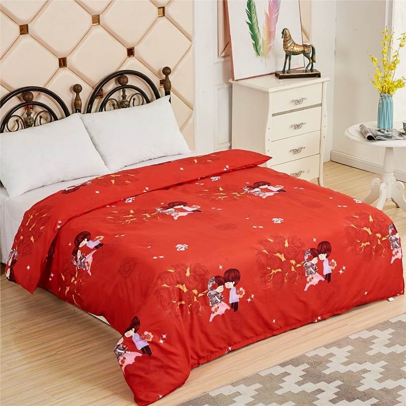 Brushed Jubilation NPC Quilt cover Wedding celebration lovers marry 200 230cm Red one-piece 1.5 Rice double quilt coverin the Bedclothes , Quilt category - from Buy2taobao.com to provide professional Taobao agent buy service