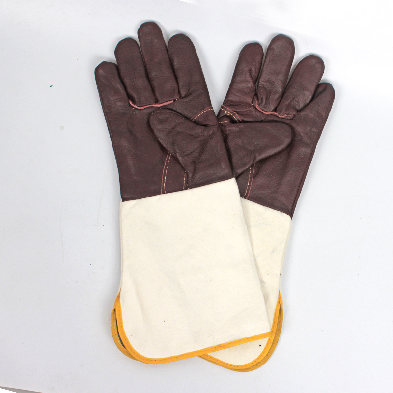 Long sleeve Welding gloves Leather long section Welder gloves Gloves wear-resisting Insulated glovesin the Home Daily , Protective Equipment , Protective gloves category - from Buy2taobao.com to provide professional Taobao agent buy service