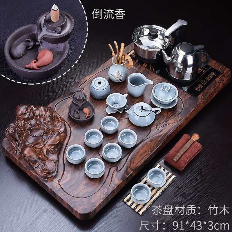 2019自动一体上水平底套装新款茶盘加热电烧水壶泡茶煮水茶具茶台在类目 餐饮具, 茶具, 整套茶具中 - 来自Buy2taobao.com提供专业的淘宝代购服务