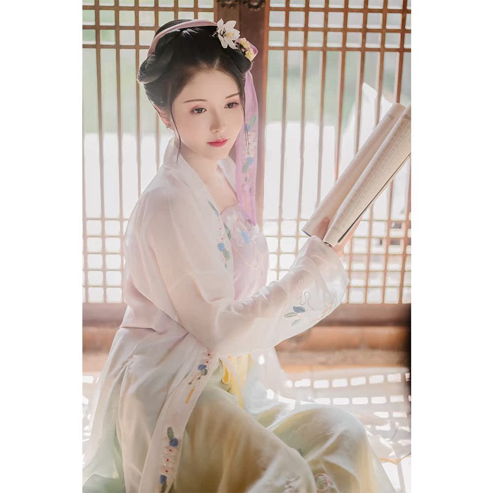 现货种花家荼蘼原创日常改良宋制汉服女中国风褙子古装宋裤非绣花在类目 男装, 卫衣中 - 来自Buy2taobao.com提供专业的淘宝代购服务