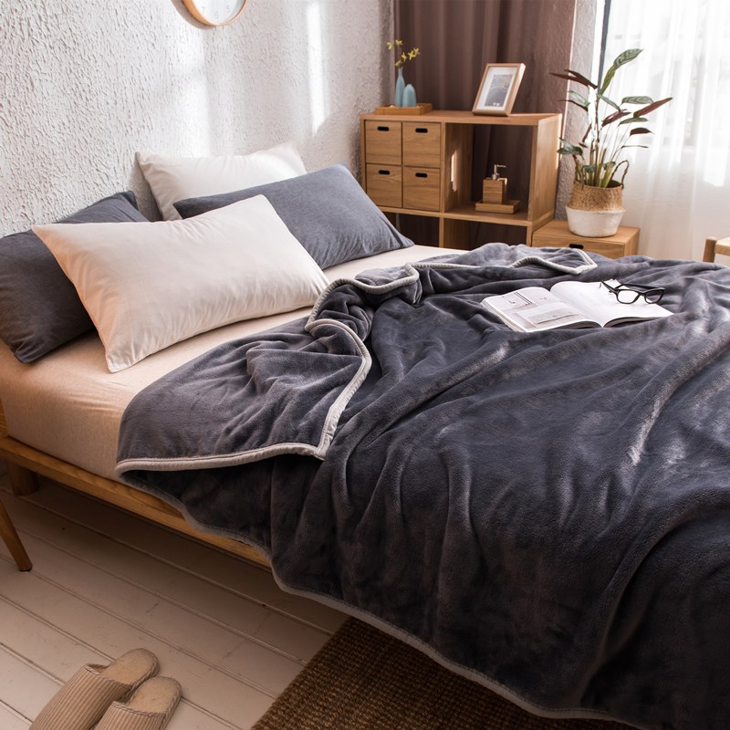Coral Blanket winter thickening Flannel keep warm sheet student dormitory men and women Siesta Small blanket quiltin the Bedclothes , Leisure blanket/Woolen blanket/Carpet category - from Buy2taobao.com to provide professional Taobao agent buy service