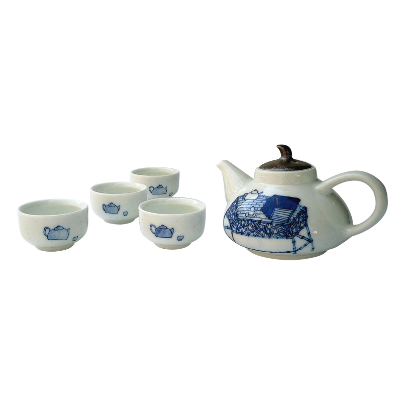 Jingdezhen Ceramic teapot Study desktop Decoration Hand drawn Blue and white porcelain Tea Set Open Houses Chinese stylein the Tableware , Tea set , Teapot category - from Buy2taobao.com to provide professional Taobao agent buy service