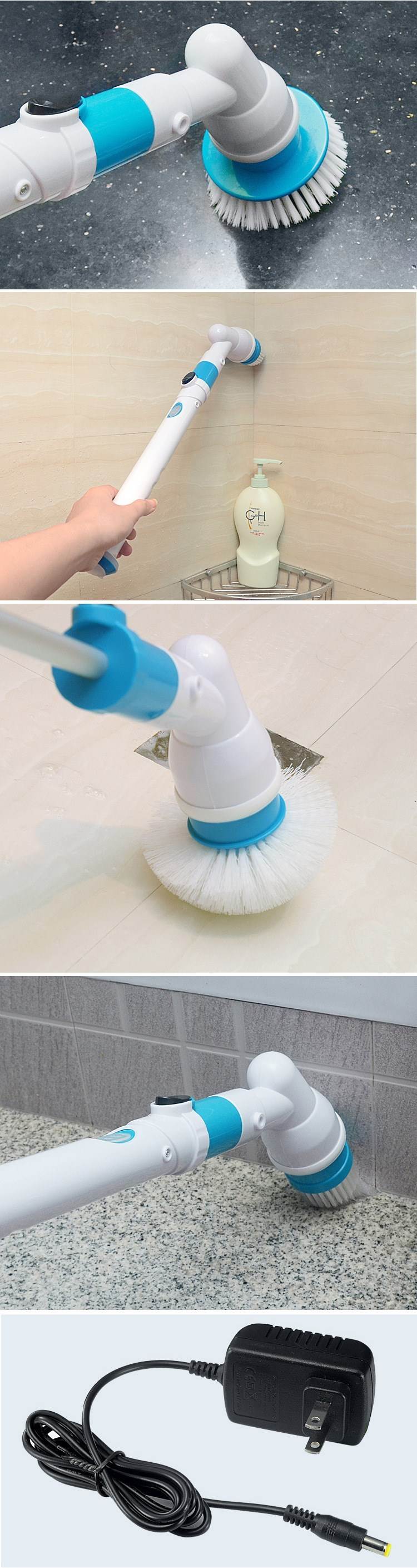 wireless Rechargeable Electric Cleaning machine Stoop Cleaning brush automatic rotate Mop Long handle Telescoping waterproofin the Family/Personal Cleaning Tools , Housework/Floor cleaning equipment , Brush , Kitchen Brush category - from Buy2taobao.com to provide professional Taobao agent buy service