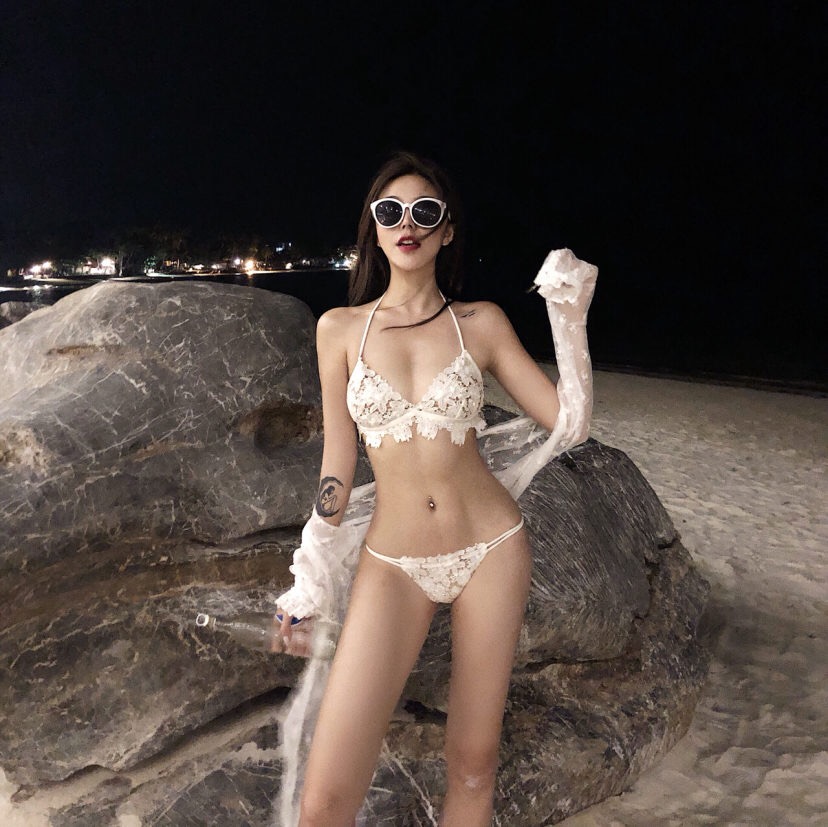 ins 网红拍照款比基尼三点式性感聚拢蕾丝欧美气质度假沙滩泳衣女|ruв категории движение/йога/фитнес/фанаты товаров, плавание, бикини - от Buy2taobao.com для оказания профессиональной услуги покупки агента Taobao