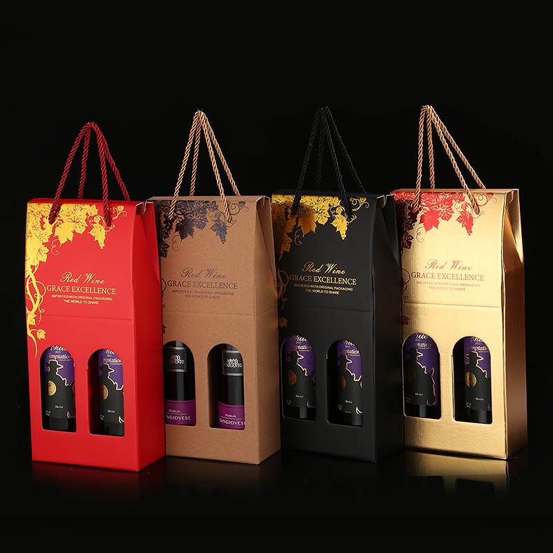 Wine Box Gift box Packaging box Carton Wine box reticule Wine currency 2 giftin the Tableware , Flagon/Wineglass/Wine , Wine category - from Buy2taobao.com to provide professional Taobao agent buy service
