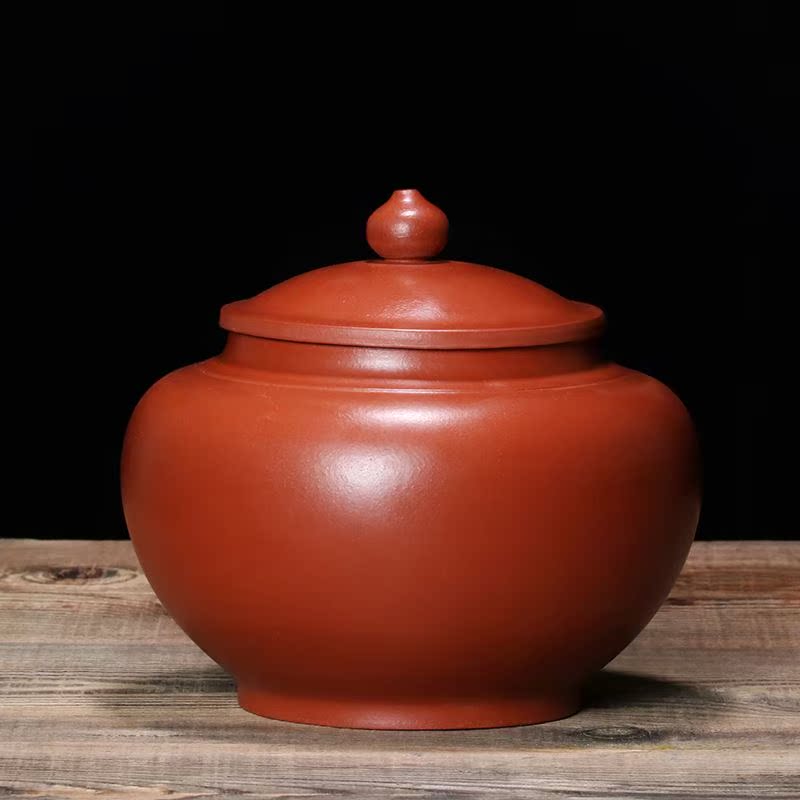 Cinnabar Tea pot Pu 'er Tea Tea Canister Storage tanks Tea pot Large A Jin household Moisture-proof classic Mugin the Tableware , Tea set , Tea caddy category - from Buy2taobao.com to provide professional Taobao agent buy service