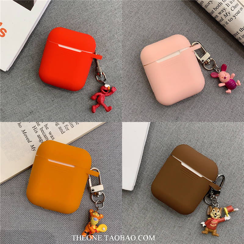 Vanguard Solid silica gel headset airpods smart cover Apple wireless Bluetooth Headphone sets Cartoon Pendantin the 3C Digital Accessories, MP3/MP4 Fitting , Headphone Accessories category - from Buy2taobao.com to provide professional Taobao agent buy service
