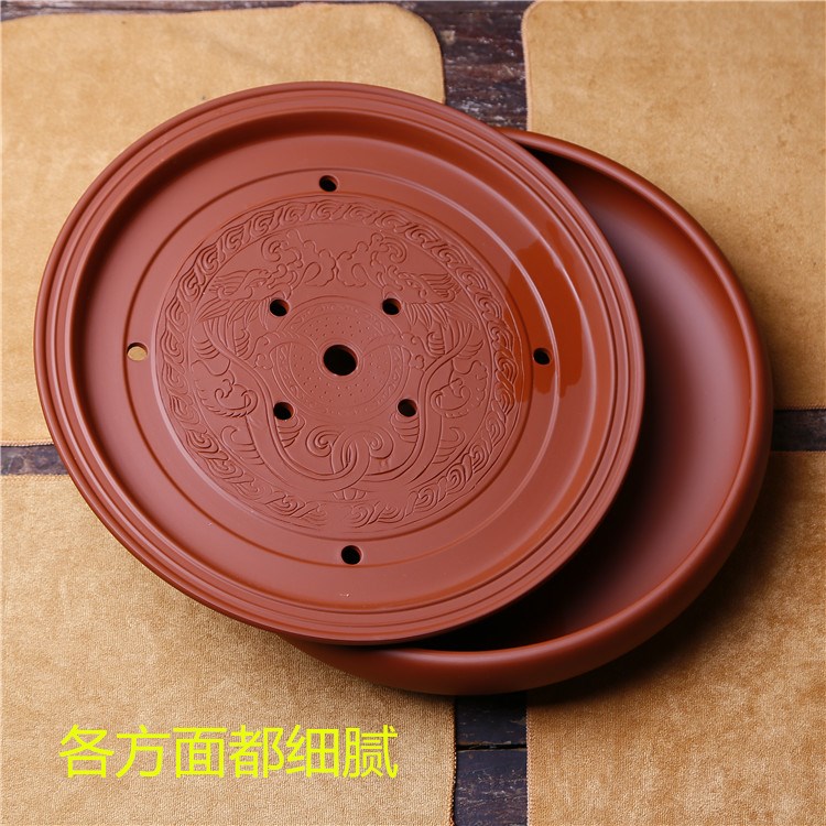 circular Cinnabar tea tray ceramics inch Save 1316 household Large Tea boat Tea pool Chahai Kungfu Online tea setin the Tableware , Tea set , Tea tray category - from Buy2taobao.com to provide professional Taobao agent buy service
