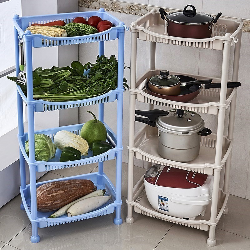 kitchen multi-storey goods shelves Stratified small-scale Simplicity Place Corner to ground household Shelf Plastic Shelvingin the Kitchen/Cooking utensils , Kitchen Gadgets/Kitchen storage , Kitchen storage rack/Kitchen Shelf , Kitchen Shelf/Angle Brackets category - from Buy2taobao.com to provide professional Taobao agent buy service