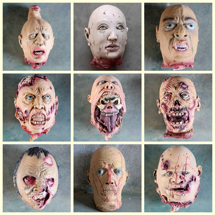 仿真人頭 鬼屋道具生化腐爛頭 整蠱萬聖節恐怖裝飾擺件嚇人魔鬼頭在類目 模玩/動漫/周邊/cos/桌遊, Cosplay服飾/道具/服務, COSPLAY配件/道具/人偶服中 - 來自Buy2taobao.com提供專業的淘寶代購服務