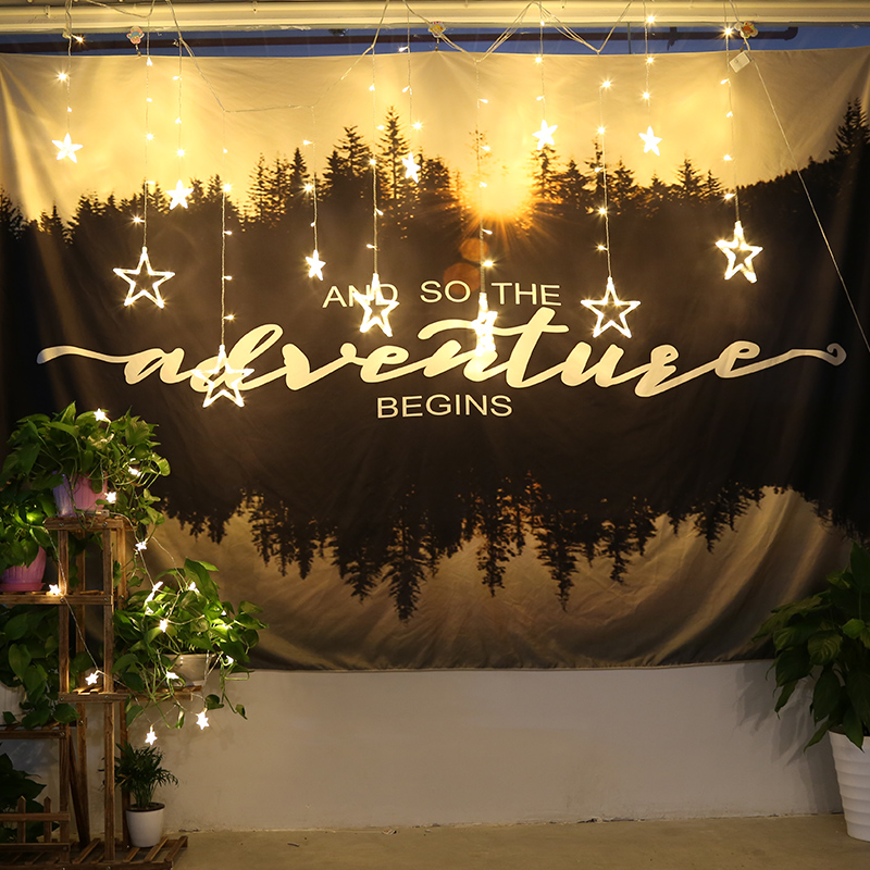 Qiangbu Large Net Red Background cloth ins Valance anchor live broadcast photograph Tapestries bedroom Room reformin the Home Fabric , Tapestry/Tapestry category - from Buy2taobao.com to provide professional Taobao agent buy service