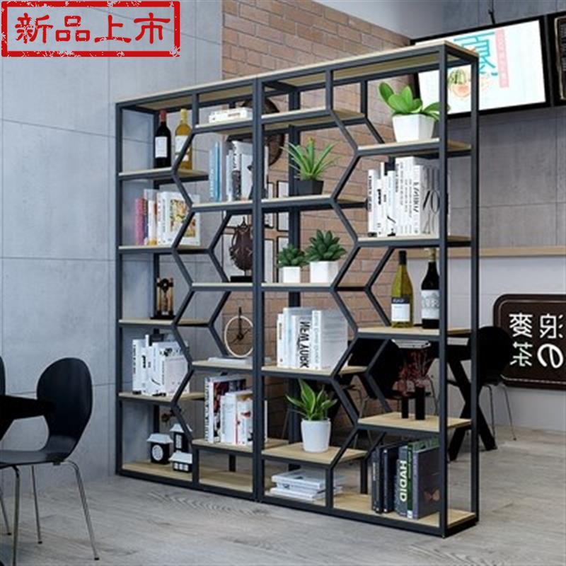 铁艺隔断书架置物架办公室#客厅工业风玄关装饰化妆品展示柜陈列|ruв категории коммерческий/офисная мебель, полки/витрина, бутик - витрина/витрина - от Buy2taobao.com для оказания профессиональной услуги покупки агента Taobao