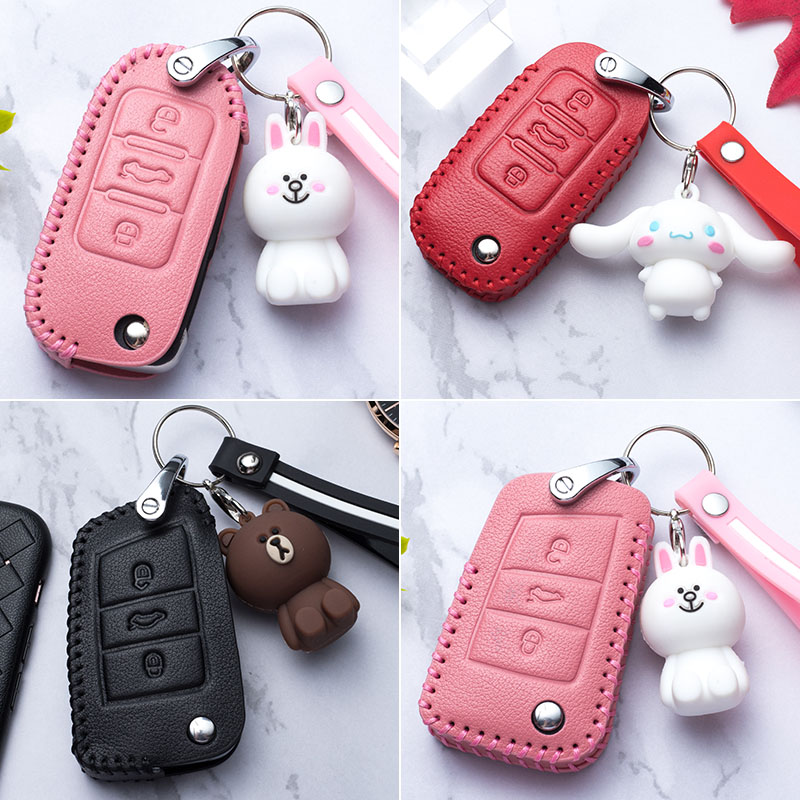 public Key set New Lavida Sagitar Bora polo Lingdu golf tiguan MAGOTAN Passat genuine leather Bag bucklein the Car/Articles/Fitting/Refit , Car Accessories/The jewelry , Driving personal items , Car Key Holder category - from Buy2taobao.com to provide professional Taobao agent buy service