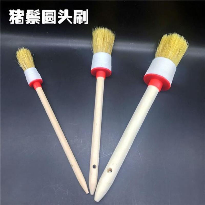圆头刷子工业刷猪毛刷圆头圆刷子油漆刷清洁刷洗车刷美容刷硬毛刷在类目 五金/工具, 手动工具, 其他手动工具, 油漆刷/滚筒中 - 来自Buy2taobao.com提供专业的淘宝代购服务