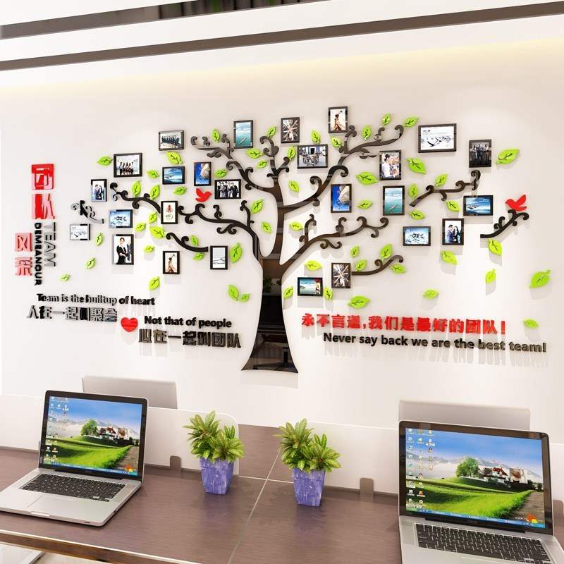 Photo Image of the wall staff Exhibition Together Party Training institution teacher Brief introduction team Sloganin the Home accessories , Stickers , Wall Stickers category - from Buy2taobao.com to provide professional Taobao agent buy service