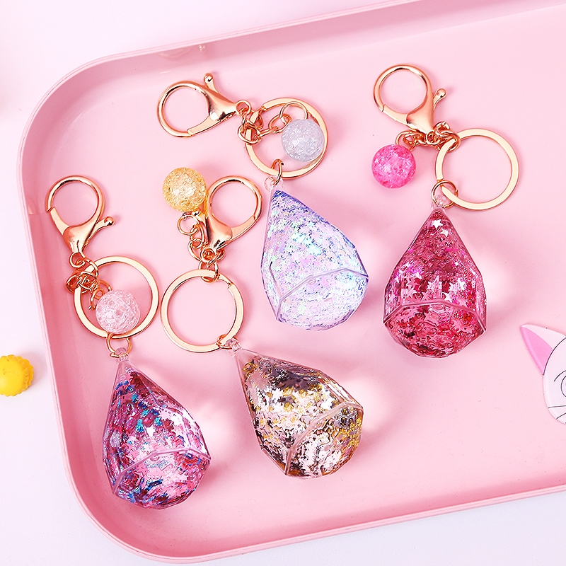 liquid Vial star Quicksand Wishing bottle Pendant Key buckle children schoolbag Pendants princess decorate Key chainin the Festive supplies/Gift , Gift ideas , Keychain category - from Buy2taobao.com to provide professional Taobao agent buy service