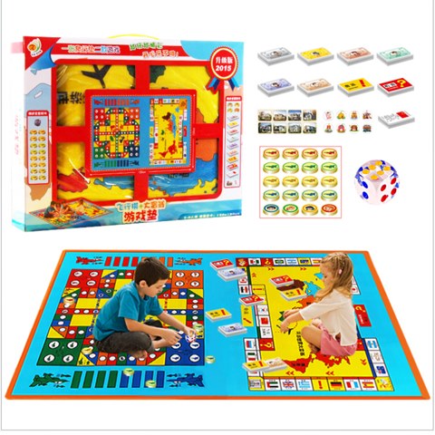 益智跳棋游戏垫玩具圣诞同款飞行棋地毯双面大富翁加厚卡通可爱爱|ruв категории игрушка/коляска/головоломка/блоки/модель, детей шахматы/настольные игры, рейс в шахматы - от Buy2taobao.com для оказания профессиональной услуги покупки агента Taobao