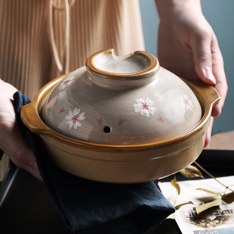 半房复古手绘小砂锅煲仔饭汤锅儿童热牛奶煮粥锅明火一人食陶土锅在类目 厨房/烹饪用具, 烹饪用具, 锅具/煲/烧水壶, 砂锅/石锅中 - 来自Buy2taobao.com提供专业的淘宝代购服务