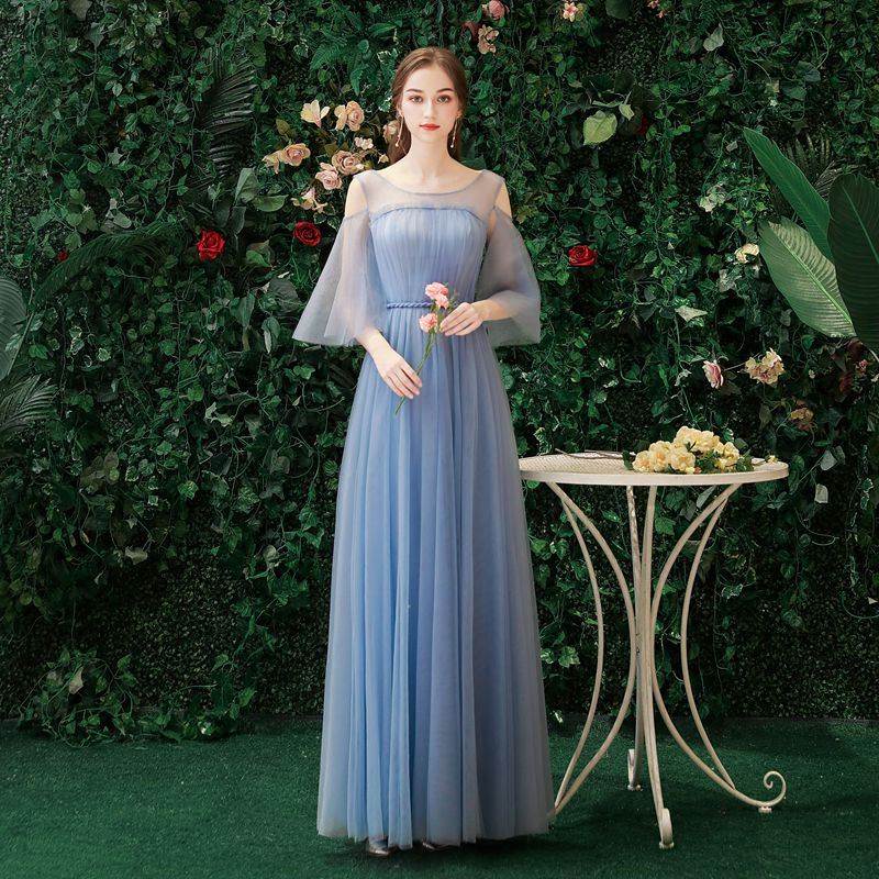 婚礼服长款2019姐妹春婚礼团新款裙礼服伴娘闺蜜装仙气质毕业新品在类目 女装/女士精品, 婚纱/旗袍/礼服, 礼服/晚装中 - 来自Buy2taobao.com提供专业的淘宝代购服务