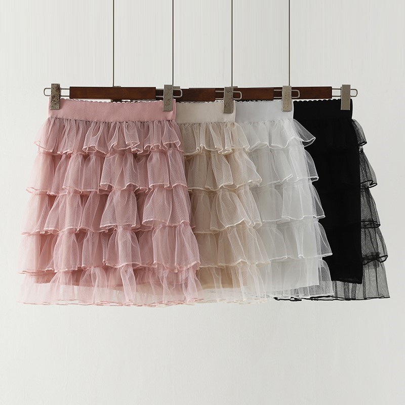 Versatile Korean Sweet Cake Jacobs Loose skirt Layer upon layer Show thin fairy fresh skirt skirtin the Women's clothing/Boutique , Skirts category - from Buy2taobao.com to provide professional Taobao agent buy service