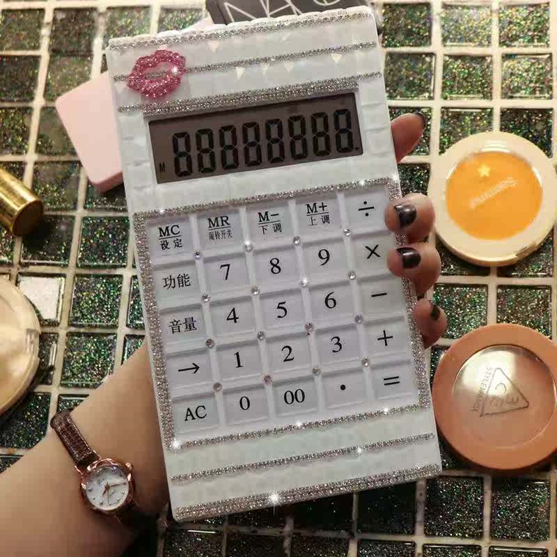 计算机可爱少女心计算机女生可爱粉色带钻语音真人发音计算机包邮|msdalam kategori Kamus elektronik/buku kertas elektronik/alat tulis, Kalkulator - dari Buy2taobao.com untuk memberikan perkhidmatan ejen Taobao profesional membeli