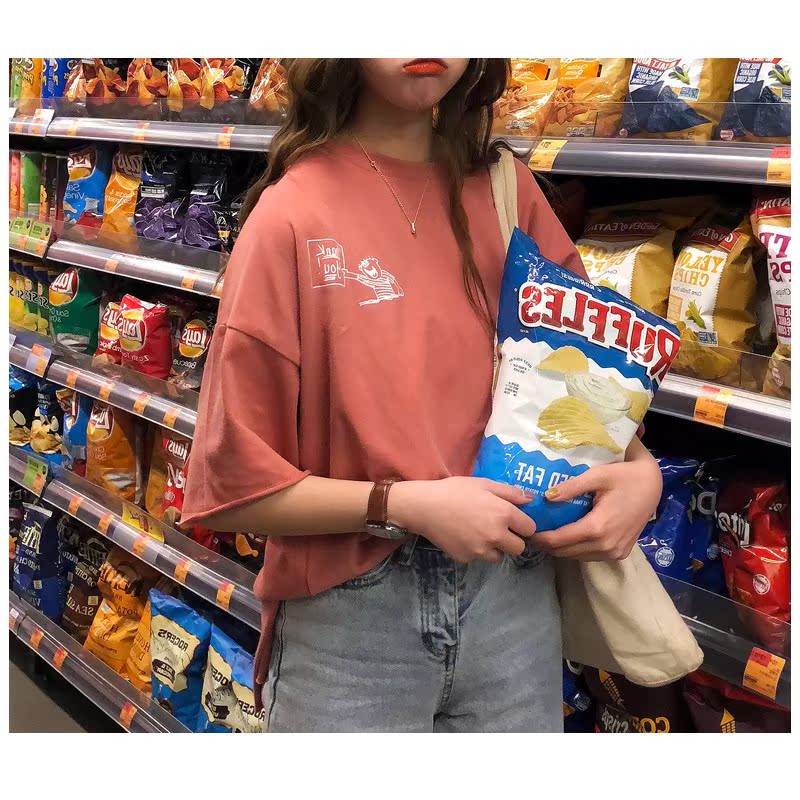 短袖t恤女学生宽松韩版ulzzang百搭chic韩系ins半袖超火的上衣服在类目 女装/女士精品, T恤中 - 来自Buy2taobao.com提供专业的淘宝代购服务