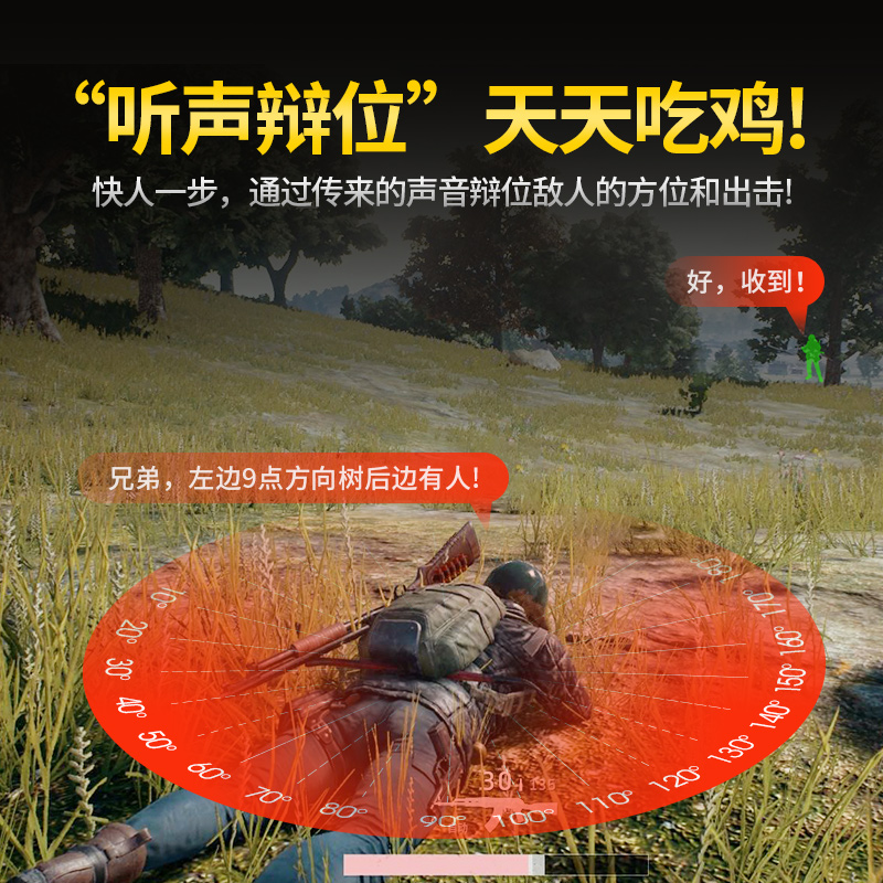 x3 头戴式耳机游耳机 绝地求生听声辨戏吃鸡专用7.1声道电通用带在类目 影音电器, 耳机/耳麦中 - 来自Buy2taobao.com提供专业的淘宝代购服务